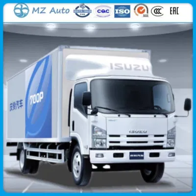 I Suzu Japanese Technology Brand Box Truck Euro6 189HP 4X2 Truck 6 Ton Made in China in Uzbekistan